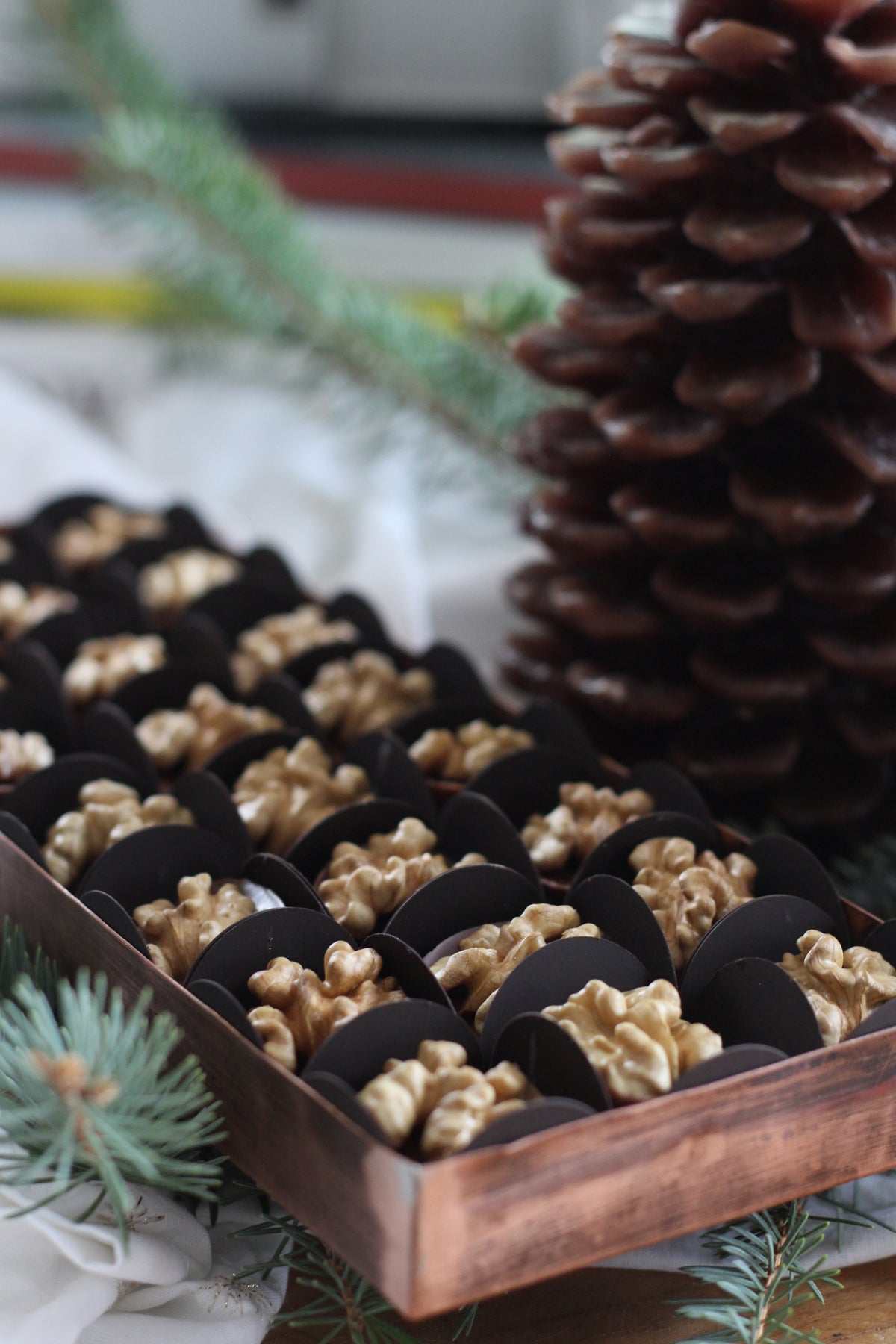 Cevizli Karamelli Çikolata